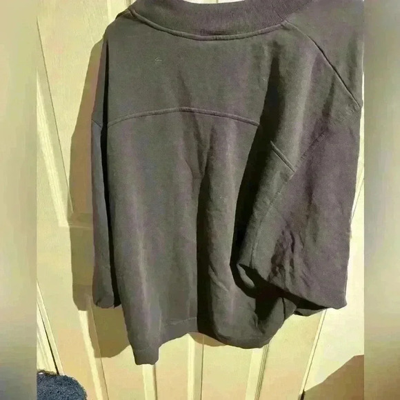 SWEATY BETTY CORA Grey Organic Cotton SWEATSHIRT Cardigan X-Small - Picture 8 of 15